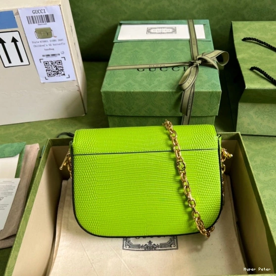 Hyper Peter bag Gucci Horsebit 1955 lizard mini 0825